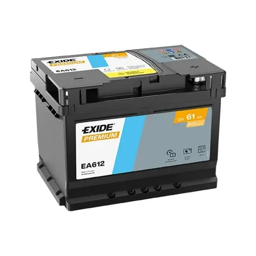Slika Exide Premium EA612 61Ah 600A starterski akumulator