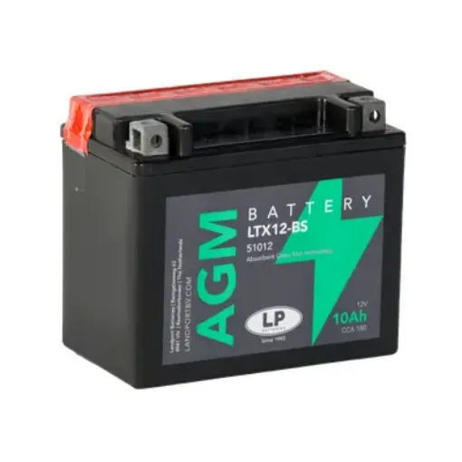 Slika Landport LTX12-BS L+ 12V 10Ah AGM starterski akumulator za motocikl