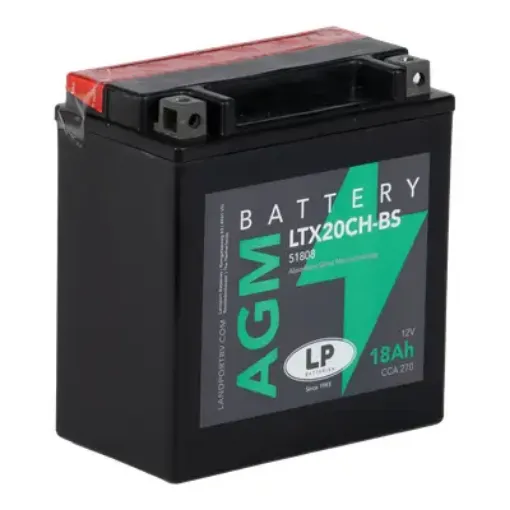 Slika Landport LTX20CH-BS D+ 12V 18Ah AGM starterski akumulator za motocikl