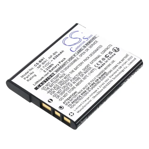 Slika Cameron Sino CS-BN1 3.7V 630mAh Li-ion baterija za kameru Sony NP-BN, NP-BN1