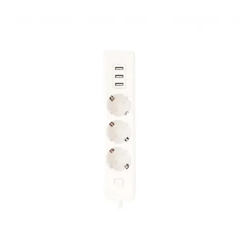 Slika Xwave PS 3/3 3 utičnice i 3 USB,dužina 1,8m produžni naponski kabl