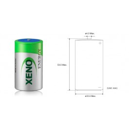 Xeno XL-205F STD D 3.6V 19Ah industrijska litijumska baterija