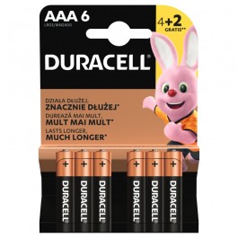 Duracell BASIC LR03 4+2 1.5V alkalna baterija