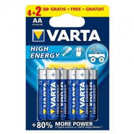 Varta Longlife Power LR6 4+2 1.5V alkalna baterija