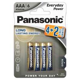 Panasonic Alkaline Everyday Power LR03 4+2 1.5V alkalna baterija