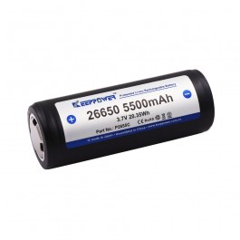 Keeppower P2652C 26650-PCB 3.7V 5200mAh (10A) Li-ion punjiva baterija sa ugrađenom zaštitom