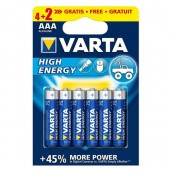 Varta Longlife Power LR03 4+2 1.5V alkalna baterija