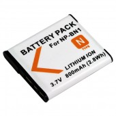 Baterija za Sony NP-BN1 3.6V 630mAh Li-ion