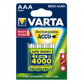 Varta AAA 1/4 1.2V 800mAh Ni-MH Ready2Use punjiva baterija