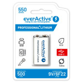 EverActive EVHR22-550 9V (7.4V) 550mAh Li-ion punjiva baterija