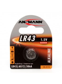 Ansmann LR43/386/186/AG12 1.5V alkalna baterija