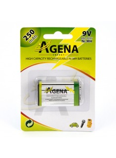 Agena Energy 9V 250mAh Ni-MH punjiva baterija