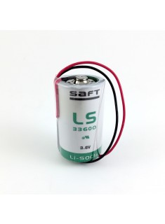 Saft LS 33600 3.6V 17Ah litijumska baterija sa izvedenim žicama 120mm